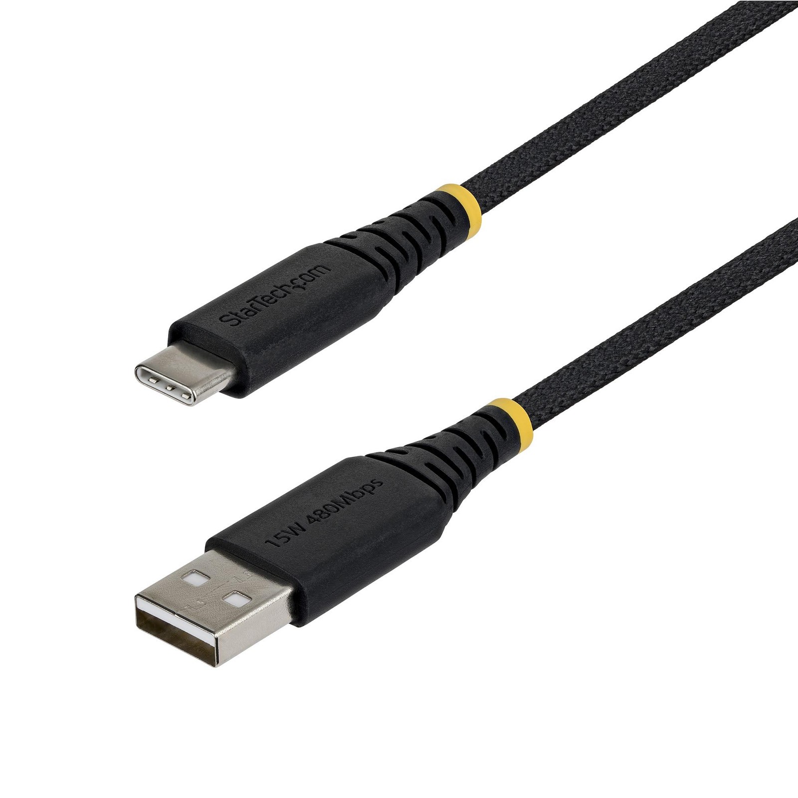 5-PACK 3FT USB-A TO USB-C BRAIDED USB 2.0 CHARGER CORD