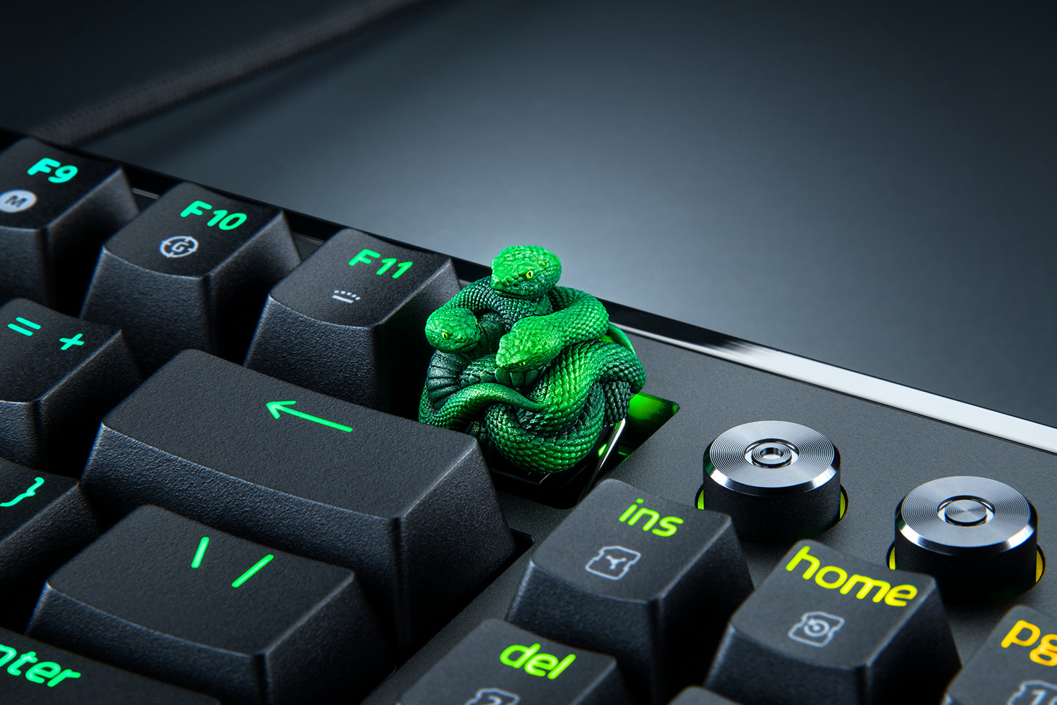 Razer Triple‑Headed Snake - Artisan Single Mechanical Keyboard Keycap