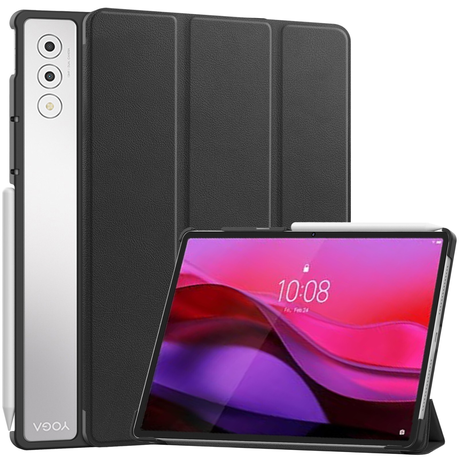 Lenovo Yoga Tab Plus Yoga Pad Pro 12.7"case Tri-fold shockproof flip stand cover