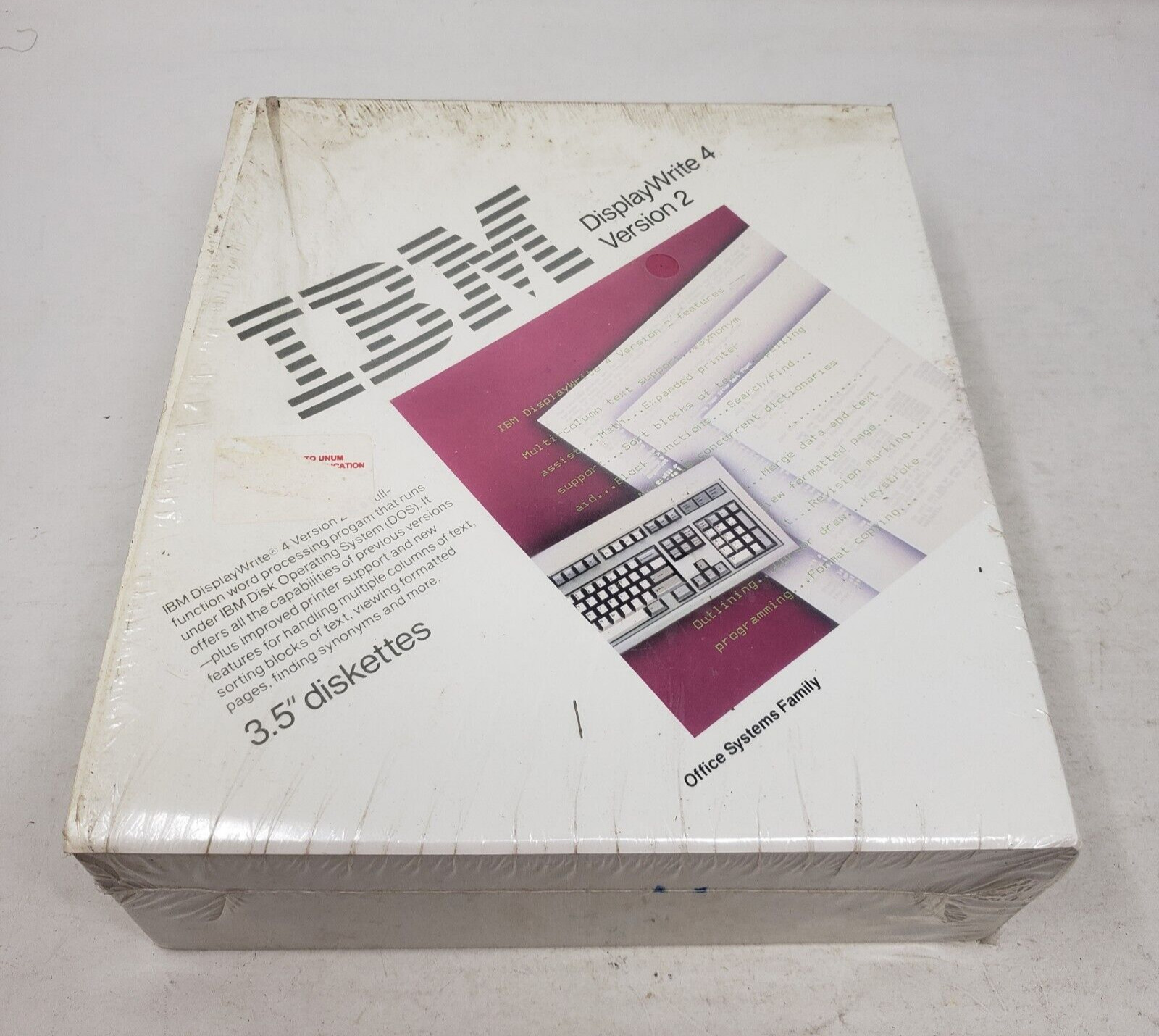 Vintage IBM DisplayWrite Series 4 Version 2 Software 3.5
