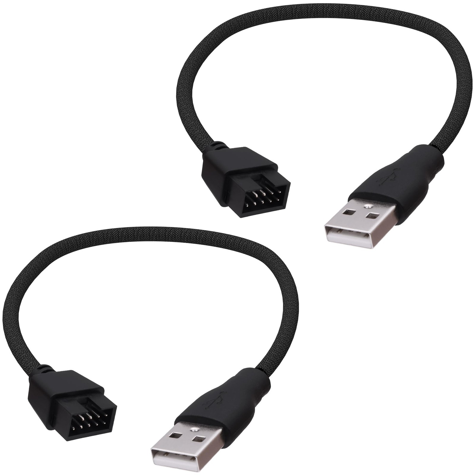 YARCHONN USB 2.0 to 9Pin Motherboard Header Adapter Extension 7.87 inches