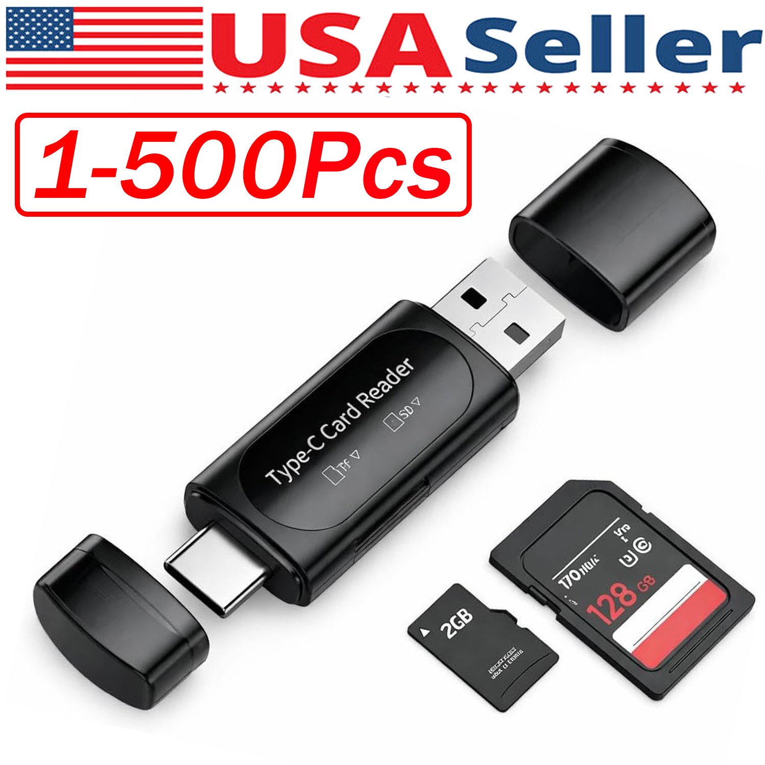 Card Reader USB 3.0 To SD Micro TF Memory Card Adapter PC Laptop Accessories Lot