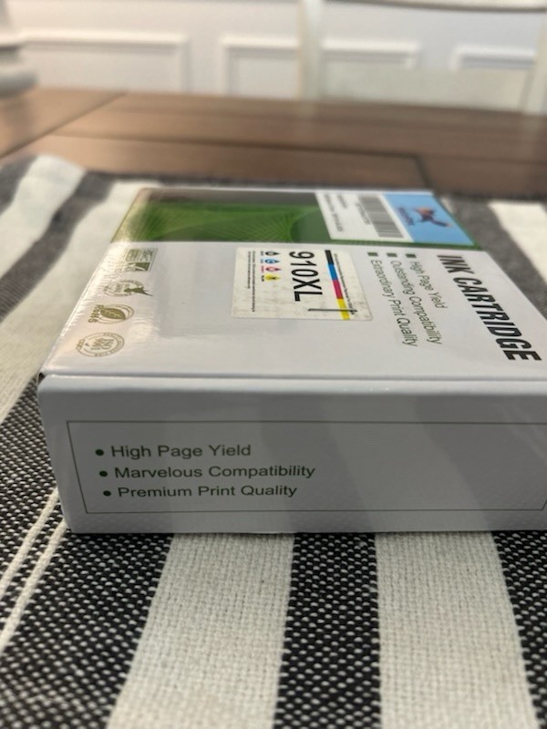 HaloFox 910XL Ink Cartridge 4 Pack Sealed Compatible HP OfficeJet Pro 8025 8035