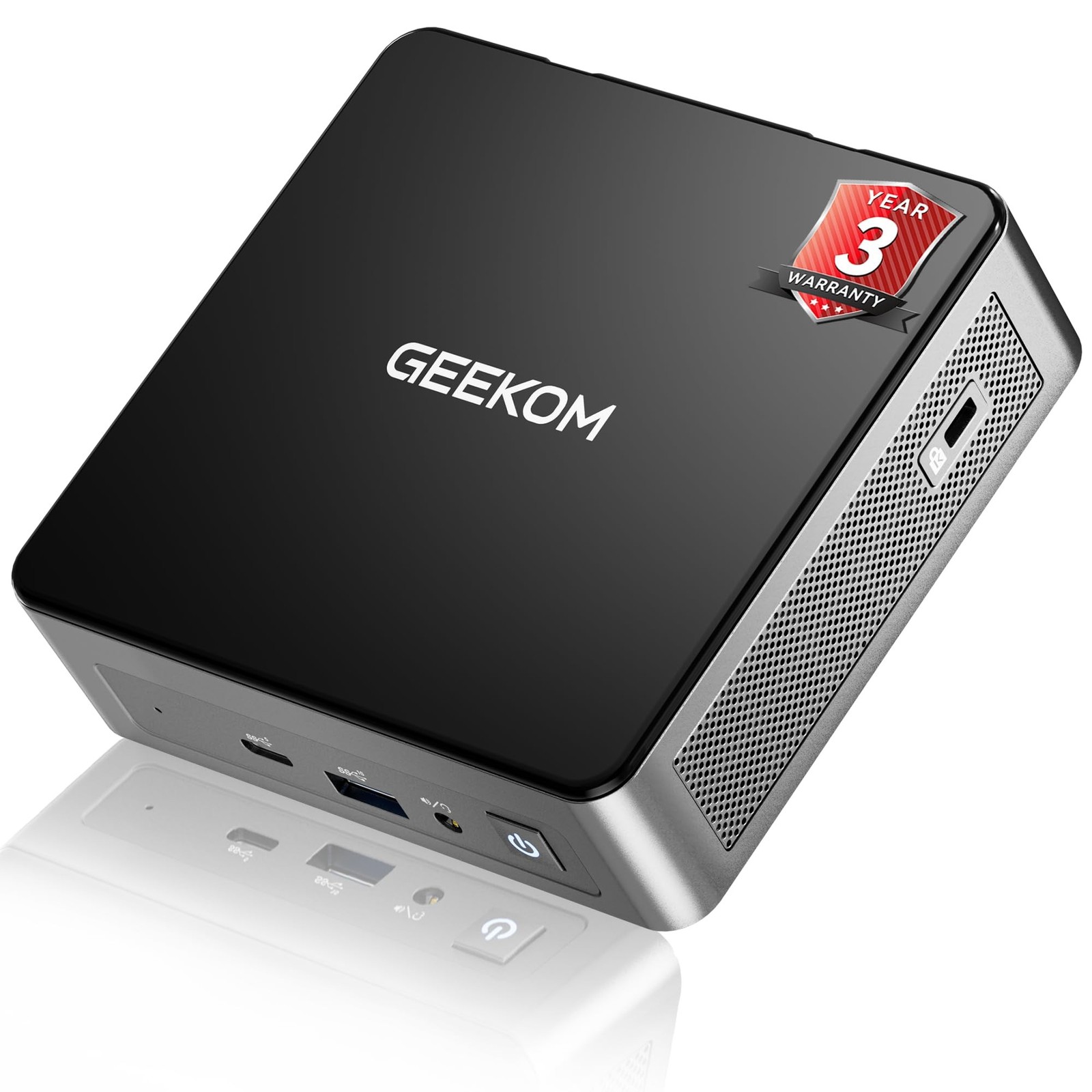 GEEKOM Air12 Mini PC with 13 Gen Intel N150, 16GB DDR5 512GB NVMe SSD Mini De...