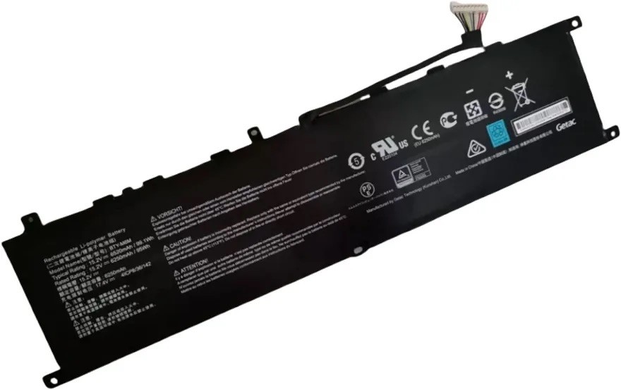 Genuine MSI BTY-M6M Battery MSI Creator 15 A10SD 15 A10SF MSI GS66 Stealth 10SFS