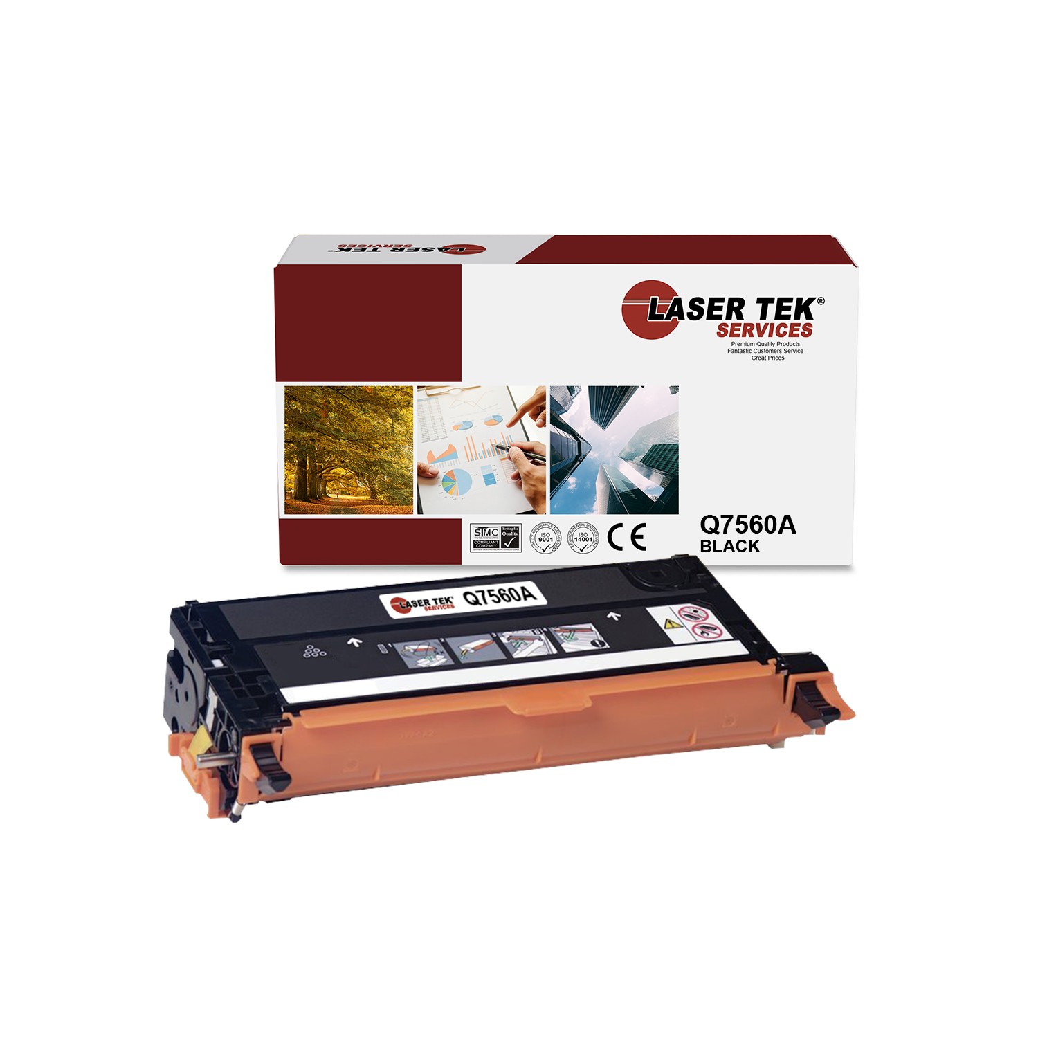 LTS 314A Q7560A Black Compatible for HP LaserJet 3000 3000dn 3000n Toner