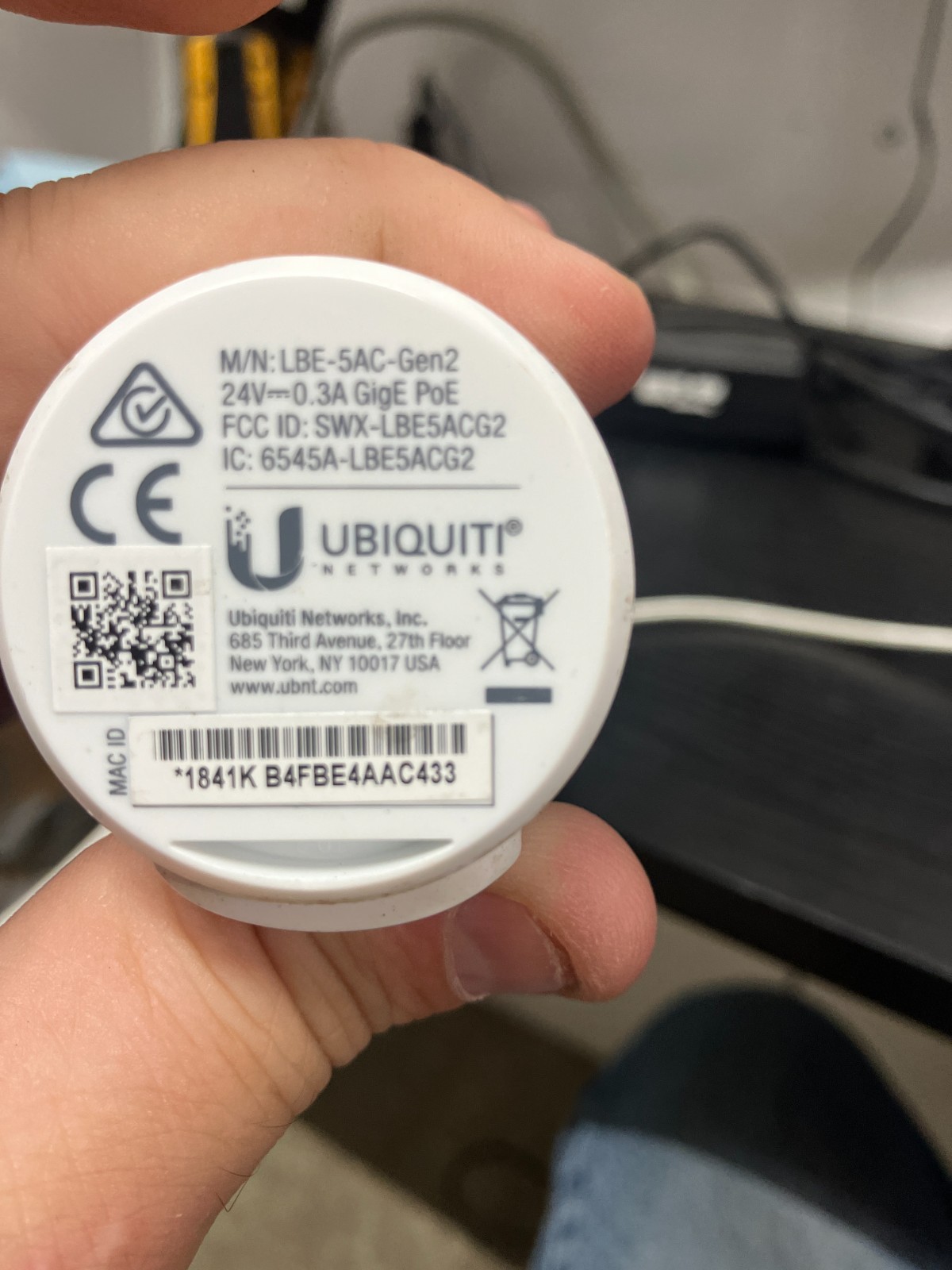 Ubiquiti LBE-5AC-Gen2 Radio - USED