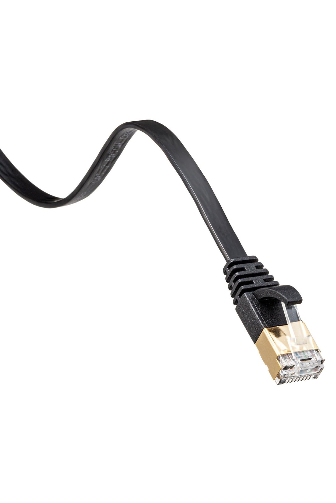 Sanwa Supply LAN Cable CAT7 7m Flat KB-FLU7-07BK