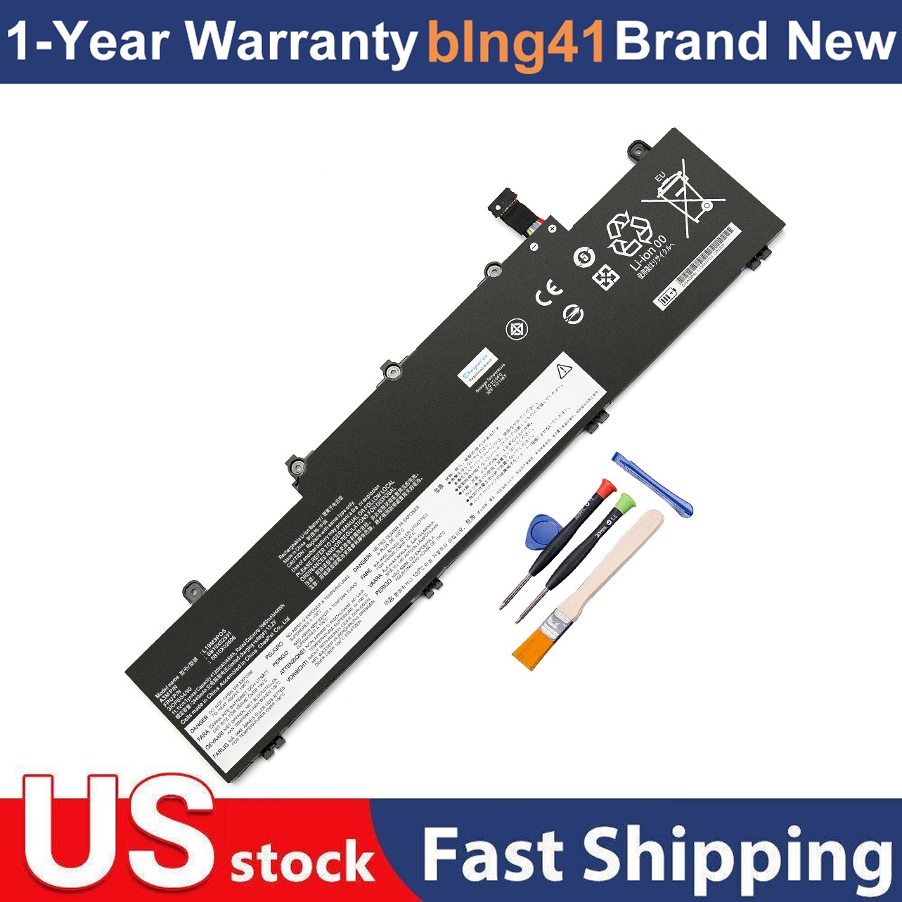 L19M3PD5 L19C3PD5 L19D3PD5 Battery For Lenovo ThinkPad E14 Gen 2 20T6 45Wh 11.1V