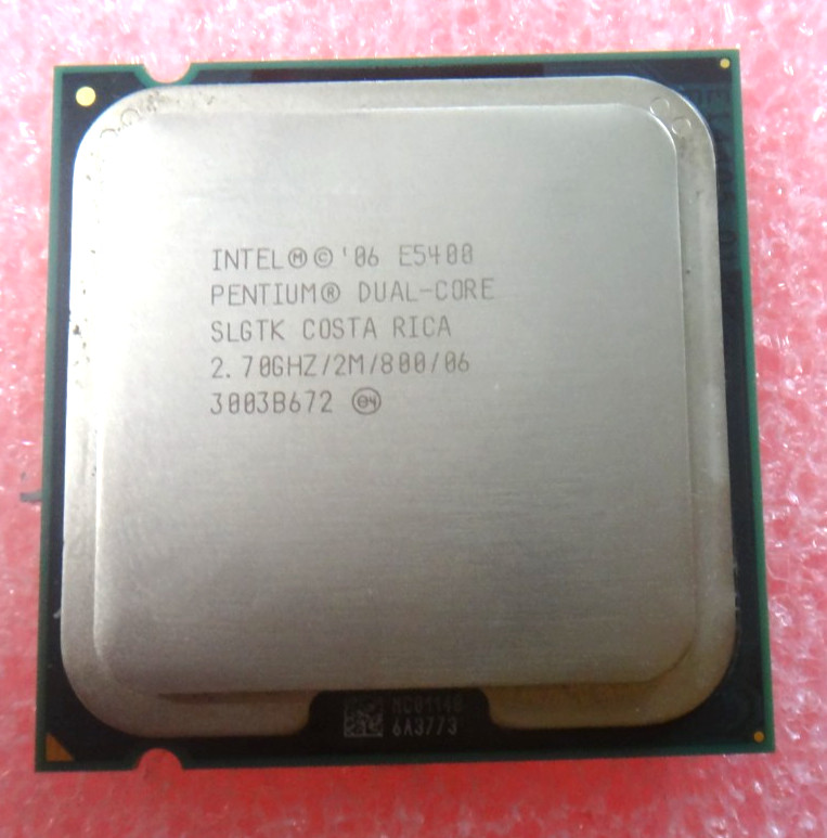 Intel Pentium Dual-core E5400 2.7GHz CPU SLGTK