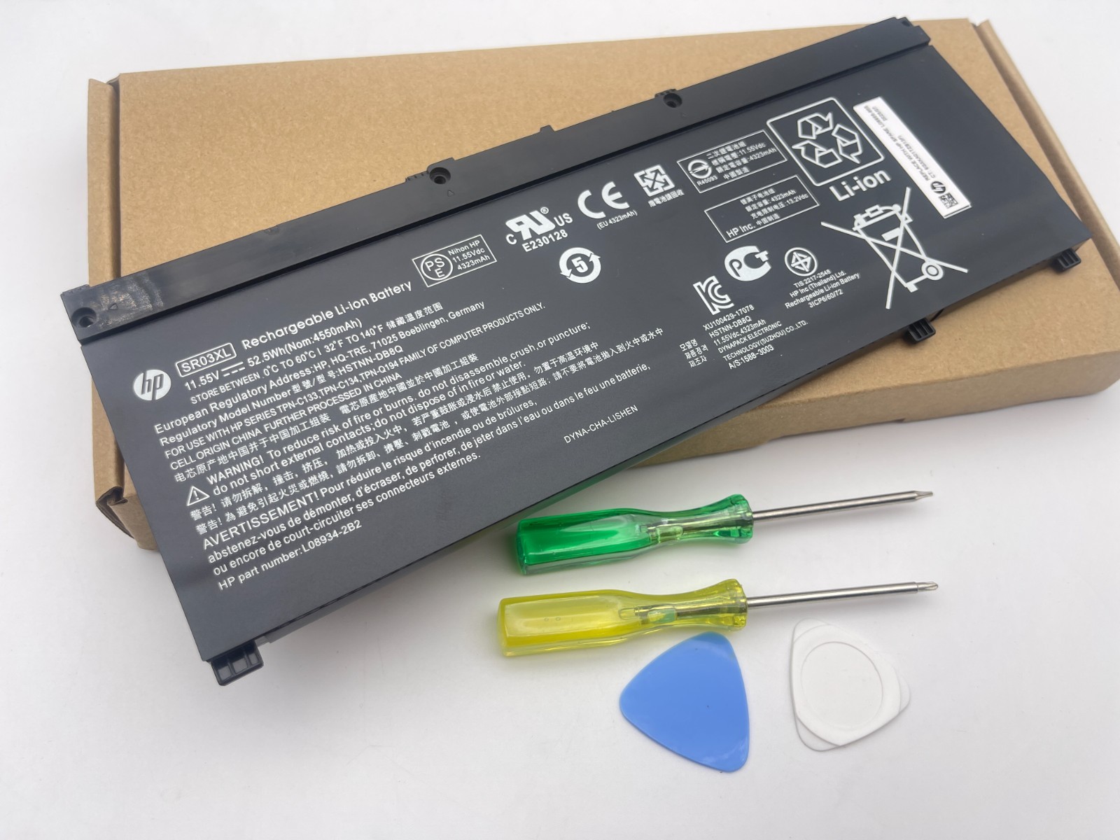 Genuine 11.55V 52.5WH SR03XL Battery For HP Pavilion Gaming 4 15‑CX OMEN 4/4Pro
