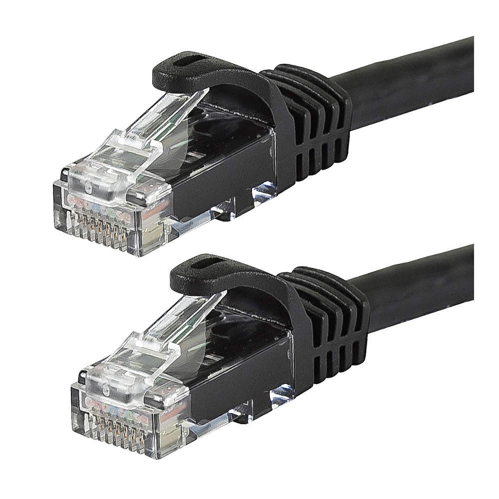 MONOPRICE 9799 Patch Cord,Cat 6,Flexboot,Black,7.0 ft. 38F977