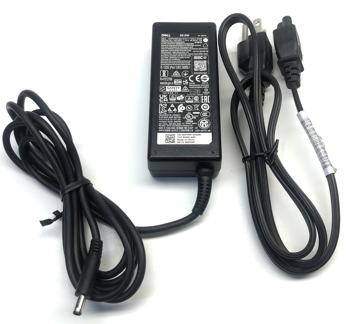 Genuine Dell Laptop Charger AC Adapter Power Supply DA65NM191 0KPVMF 19.5V 65W