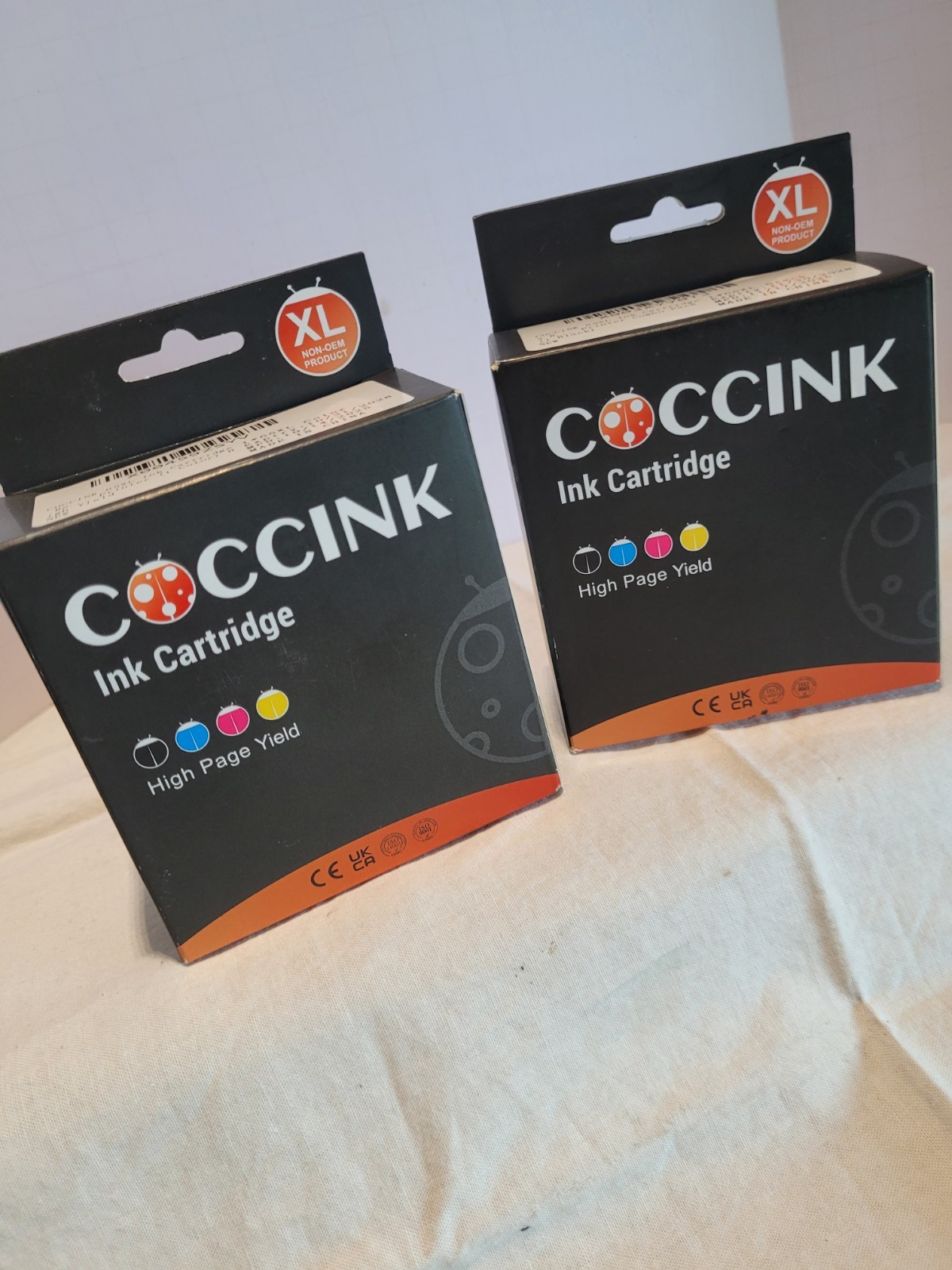 COCCINK 65XL for HP Deskjet 3755 Ink Cartridges New Sealed 2 Packs