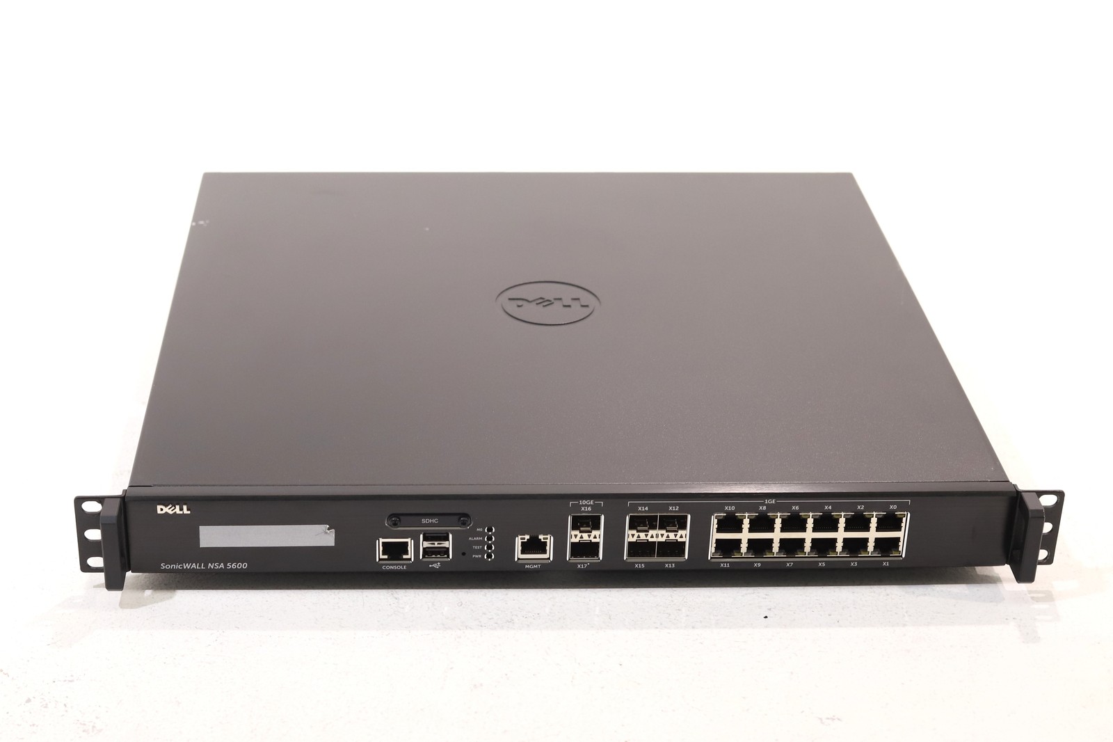 Dell SonicWall NSA 5600 Network Security Appliance Firewall W/Ears P/N:1RK26-0A4