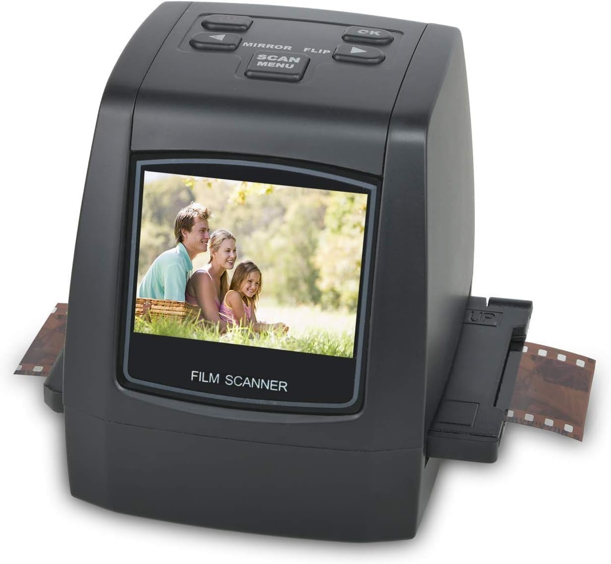 Film Slide Scanner, All-in-1, Built-in 128MB Memory, 2.4 LCD Screen, 22MP, New