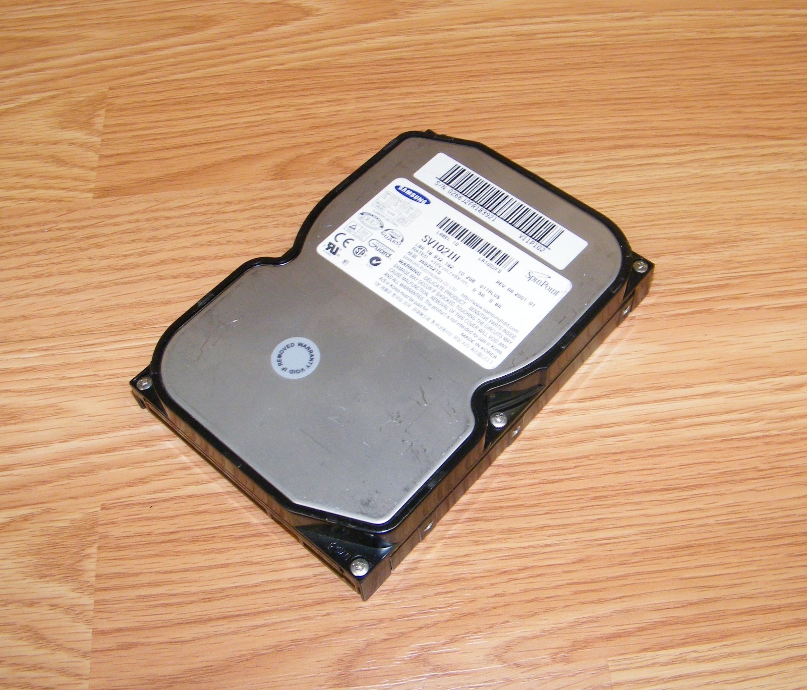 Genuine Samsung V11 Plus Spin Point (SV1021H) 3.5" 10.2GB Hard Drive **READ** 