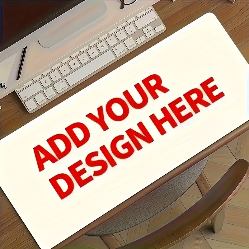 Custom Large Gaming Mouse Pad - Ultra-Thick Rubber Desk Mat with a Non-Slip √