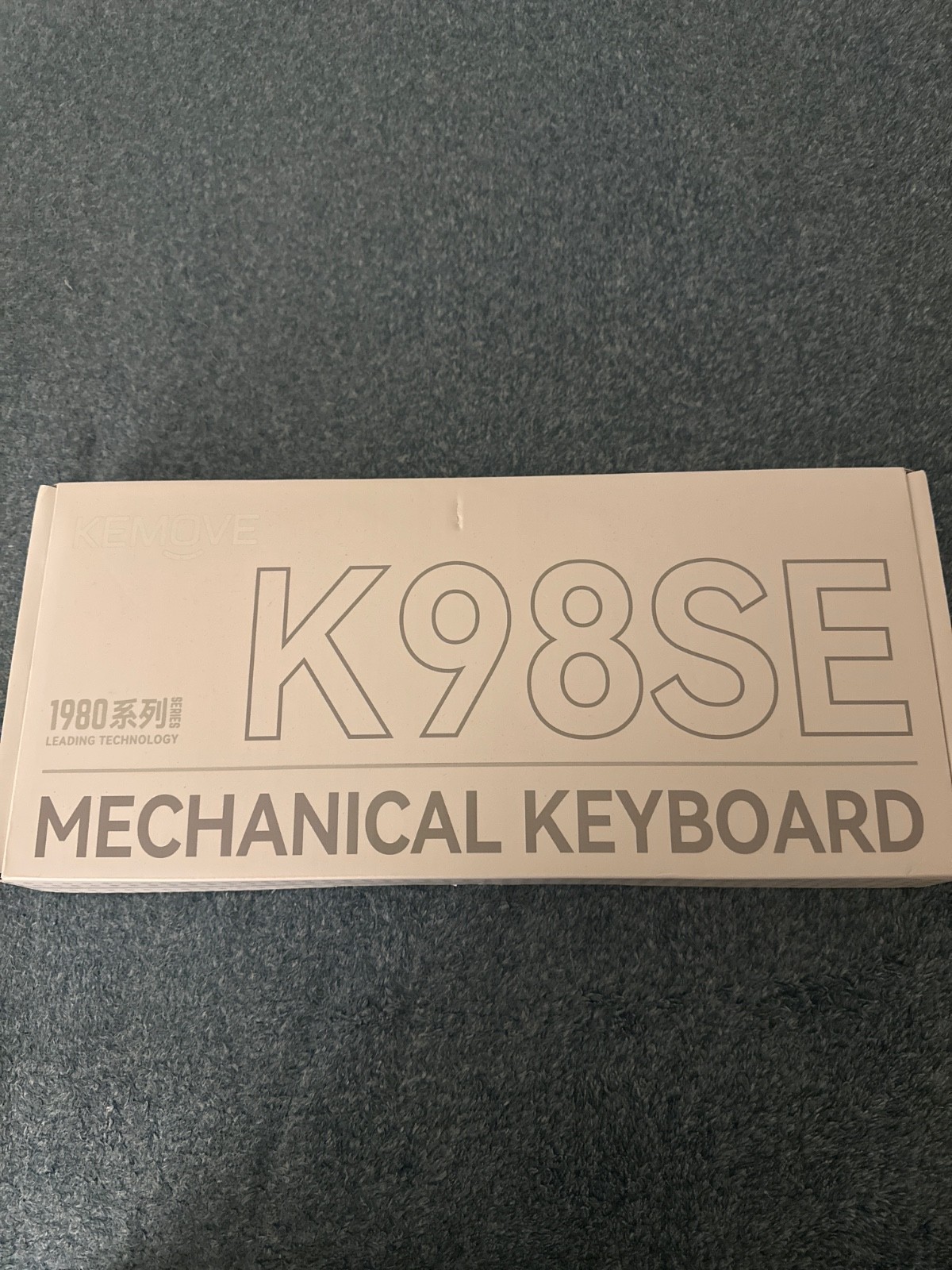 Kemove K98SE 1980 Series Mechanical Keyboard White/Gray Blue Backlight, Open Box