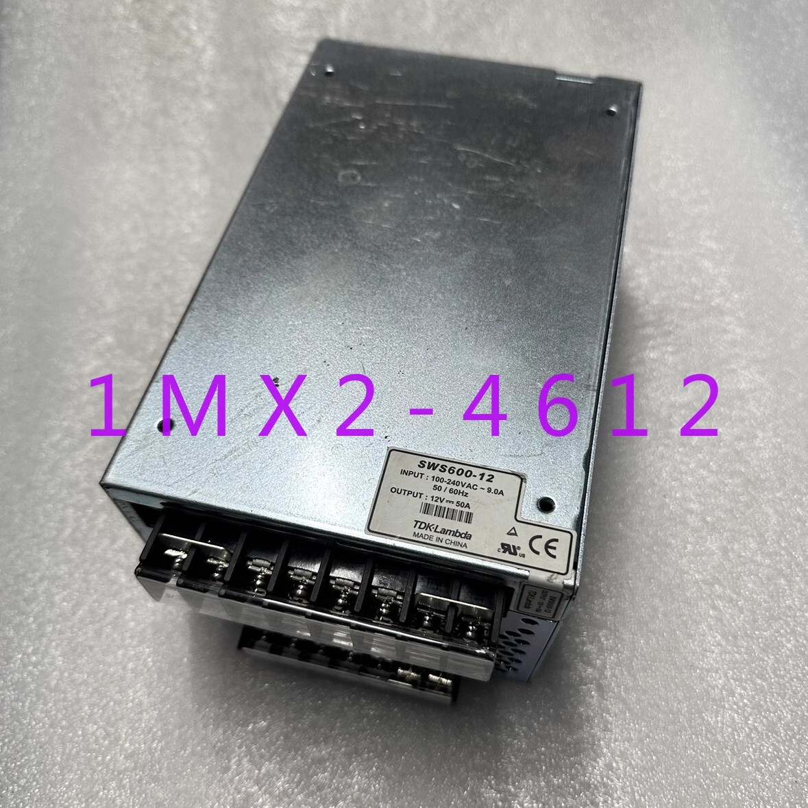 1pc used  TDK-LAMBDA SWS600-12 12V50A
