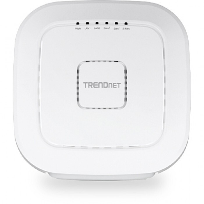 TRENDnet TEW-826DAP AC2200 Tri-Band PoE+ Indoor Wireless Access Point + mounting
