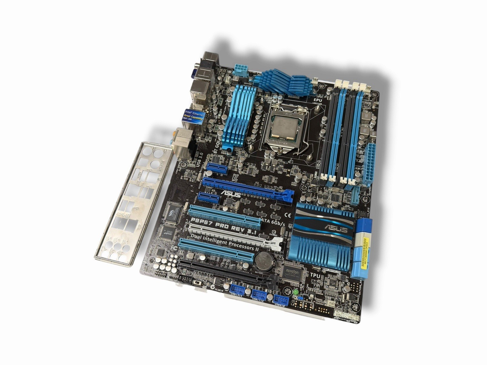 Asus P8P67 PRO REV 3.1 LGA1155 ATX Motherboard DDR3 UEFI USB 3.0 Intel i7-2600K