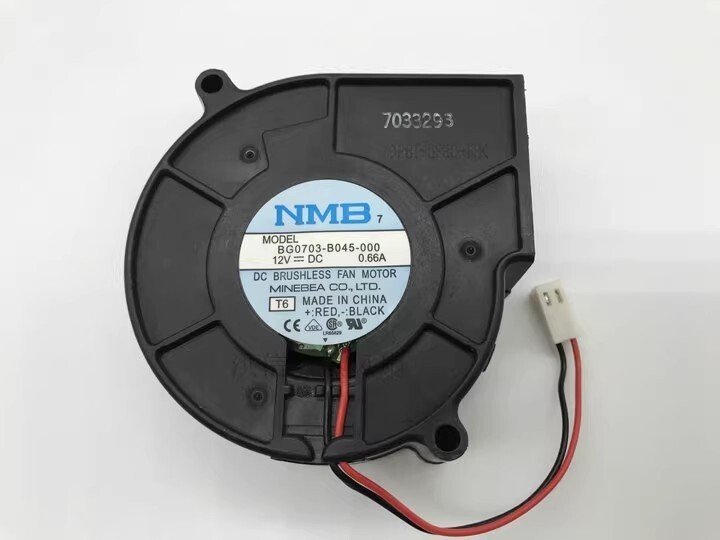 NMB BG0703-B045-000 DC12V 0.66A 75*30MM 2-Pin Turbo Cooling Fan