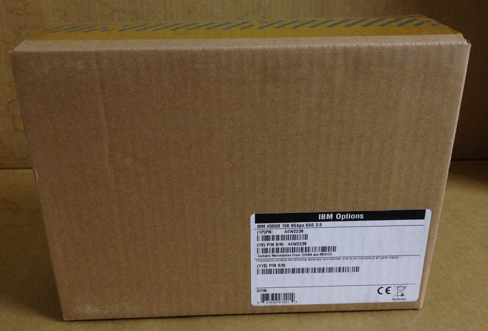 IBM 44W2239 - 450GB 15KRPM 6Gb/s SAS 3.5" - Hot Swappable Internal Hard Drive