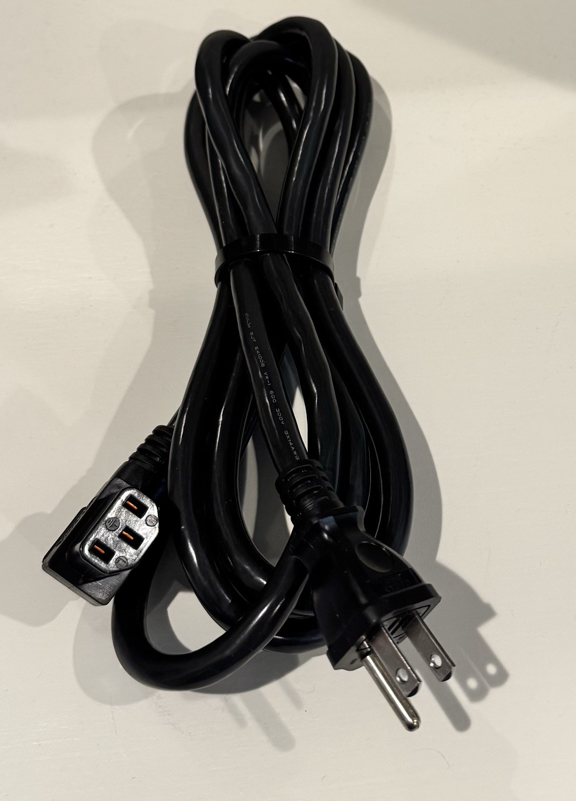ORIGINAL KYOTO US UL CERTIFIED 15A 125V COMPUTER POWER CABLE GENTLY USED 1PC