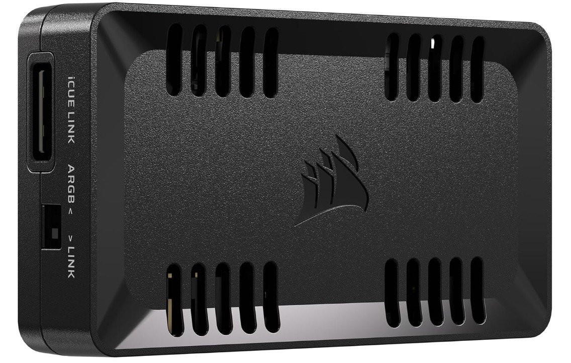 CORSAIR Commander Duo iCUE Link RGB Lighting and PWM ARGB Fan Controller - Black