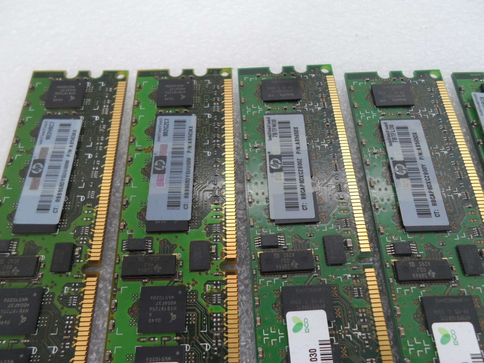 HP HPe AB565DX AB564BX AB563AX Memory Integrity rx2660 6LOT 2GB 1GB 512MB