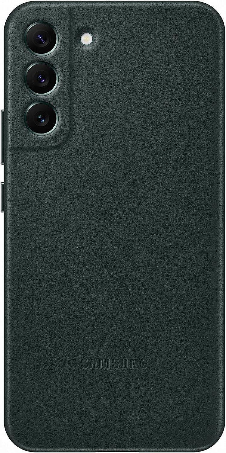 Genuine / Official Samsung Galaxy S22+ Plus Leather Case / Cover - Forest Green