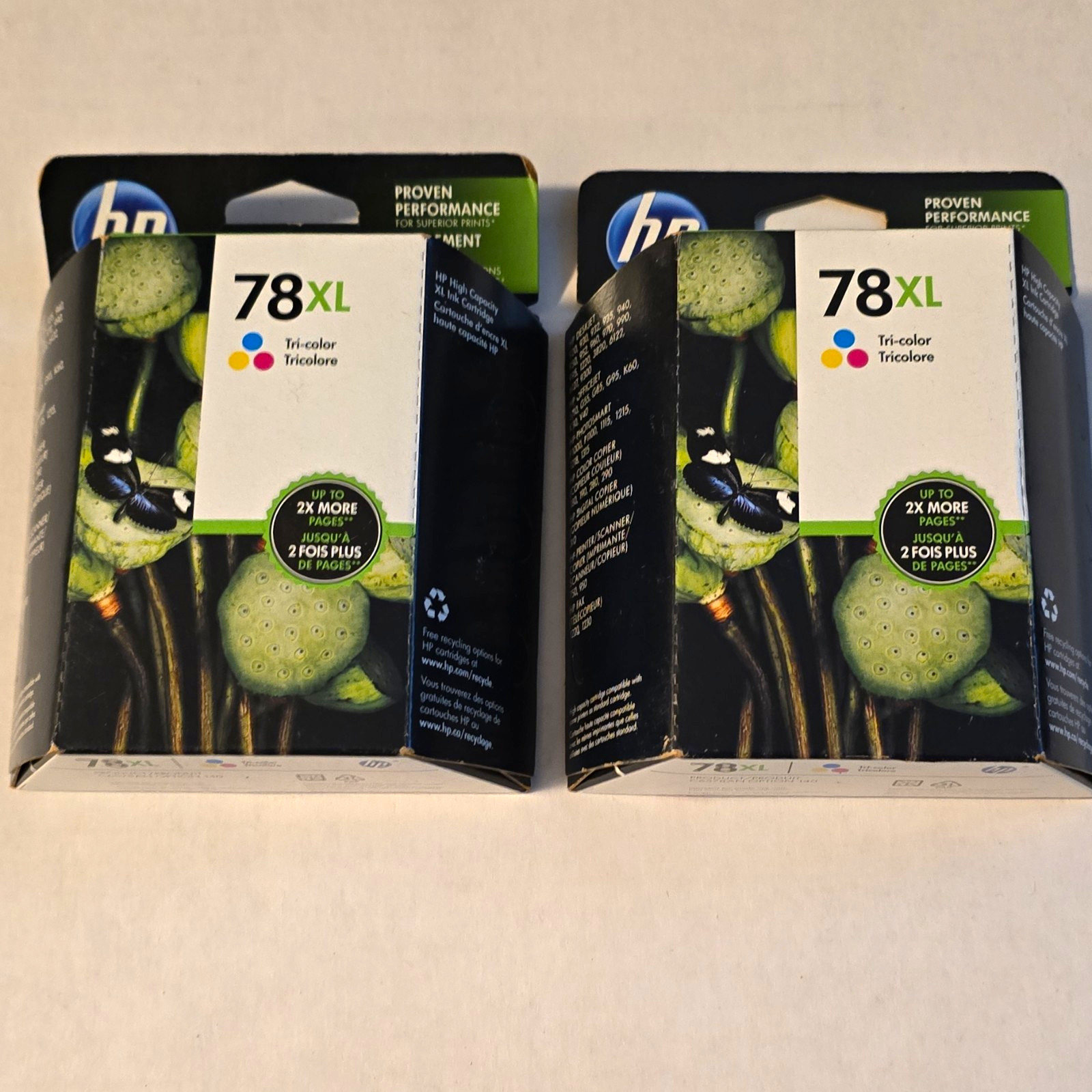 HP 78XL Genuine Original Tri-Color Inkjet Ink Cartridges Lot of 2 38 ml