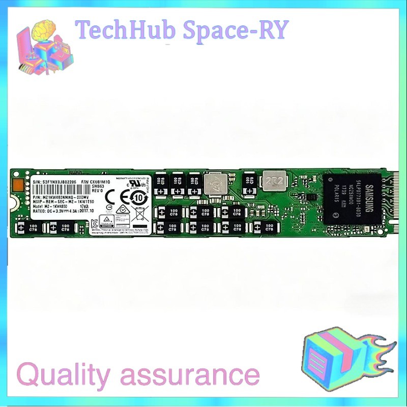 Samsung SM963 Series 480GB SSD M.2 MLC PCIe 22110 MZ-1KW4800 Solid State Drive