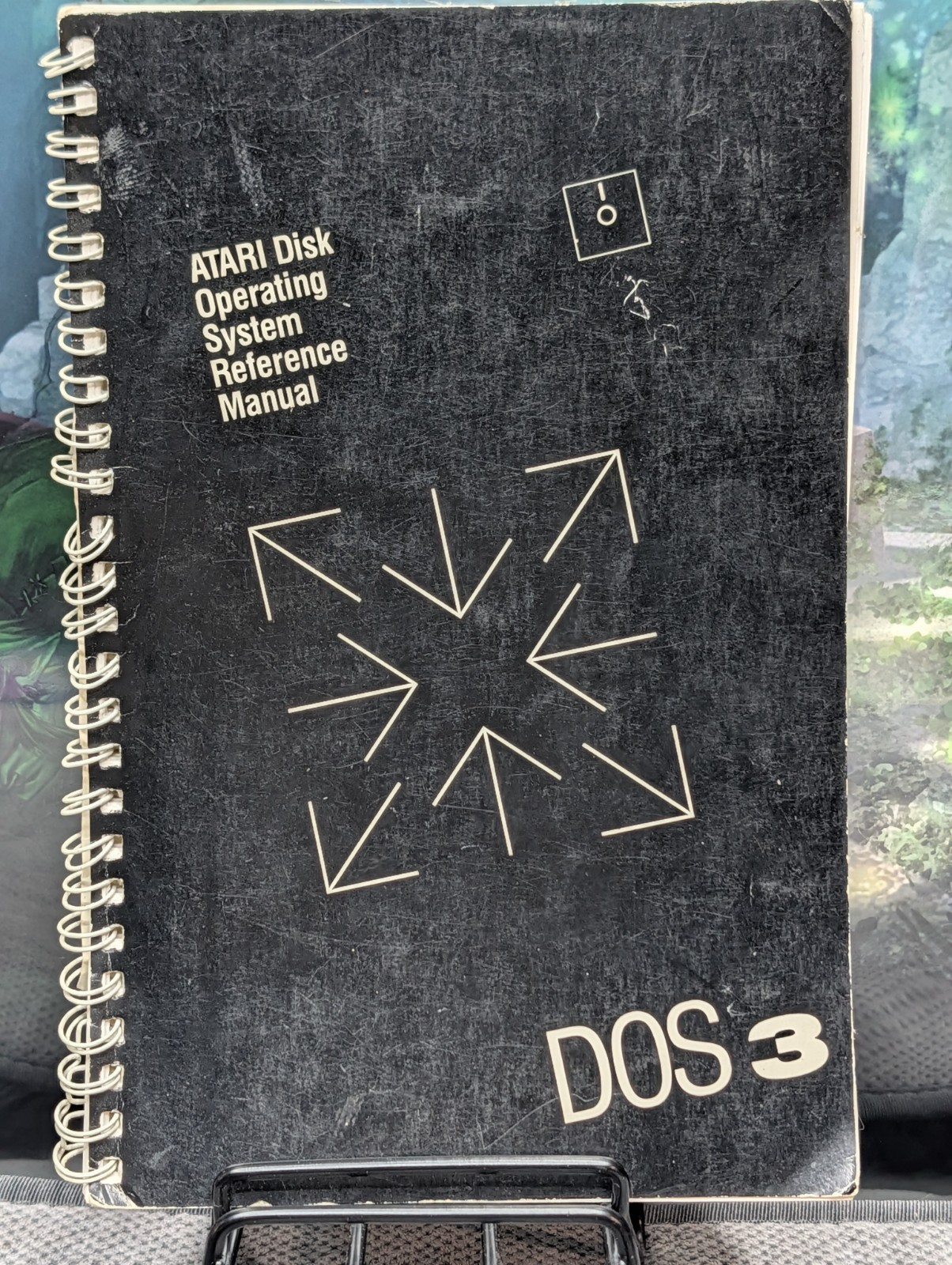 1983 ATARI Disk Operating System III Reference Manual DOS 3 Spiral Bound Vintage
