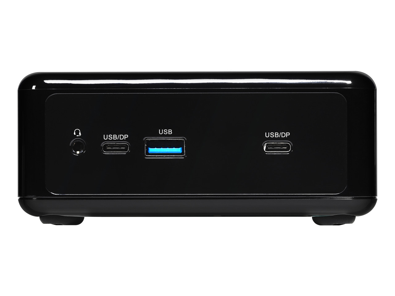 ASRock Industrial NUC BOX-1340P/D5 Plastic with sheet metal Black Barebone