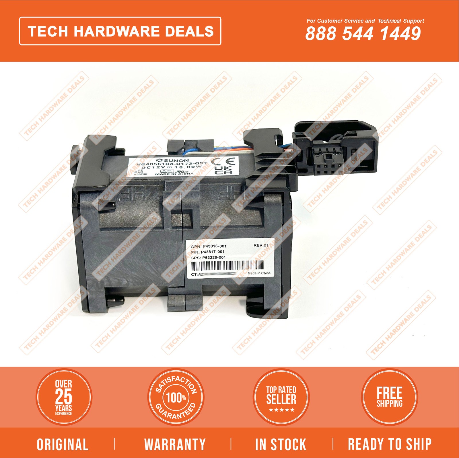 P53226-001  NEW BULK HPE ProLiant DL3X0 Gen11 1U Standard Fan