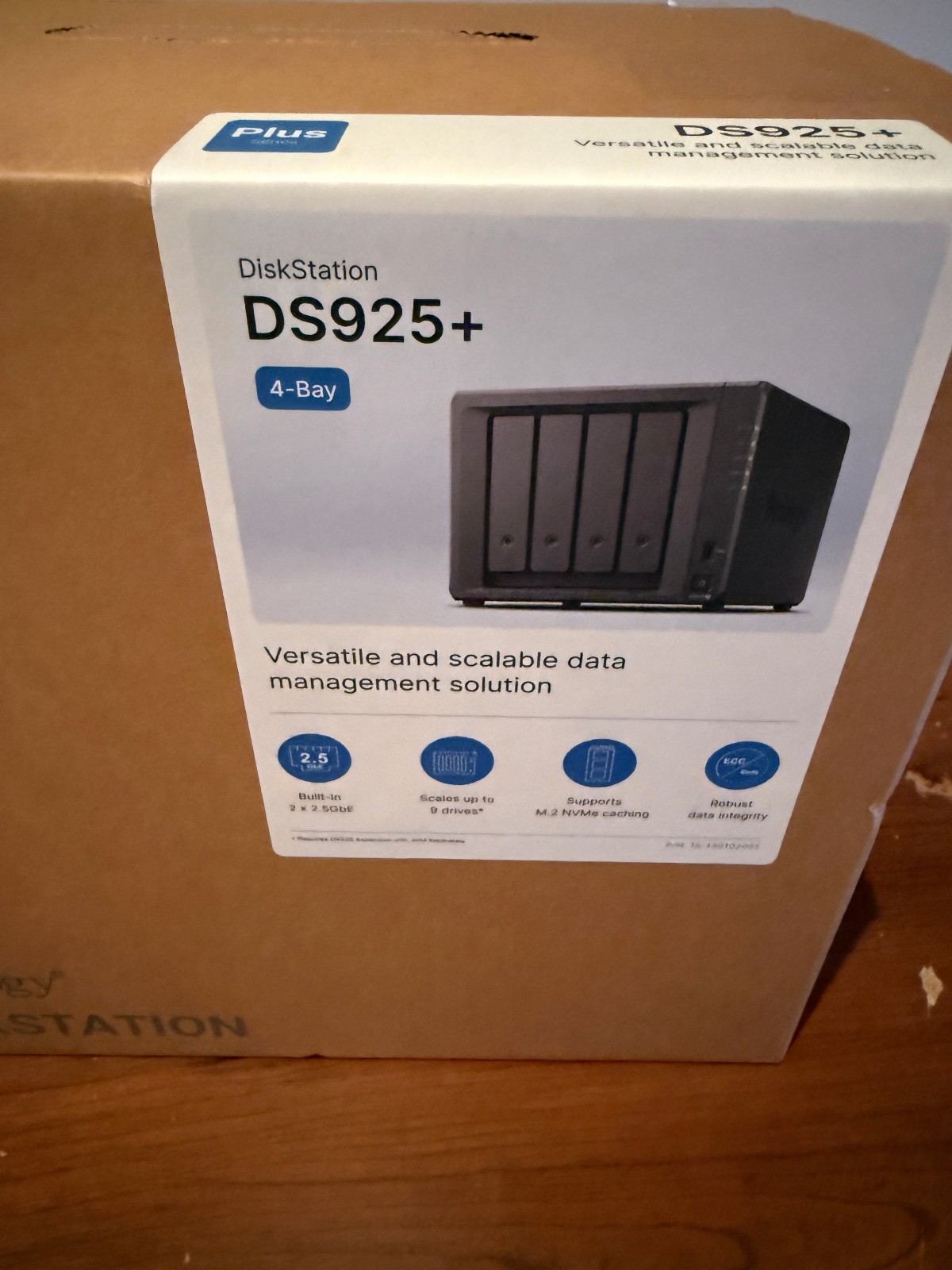 Synology DS925+ NAS 4 bay diskless storage server
