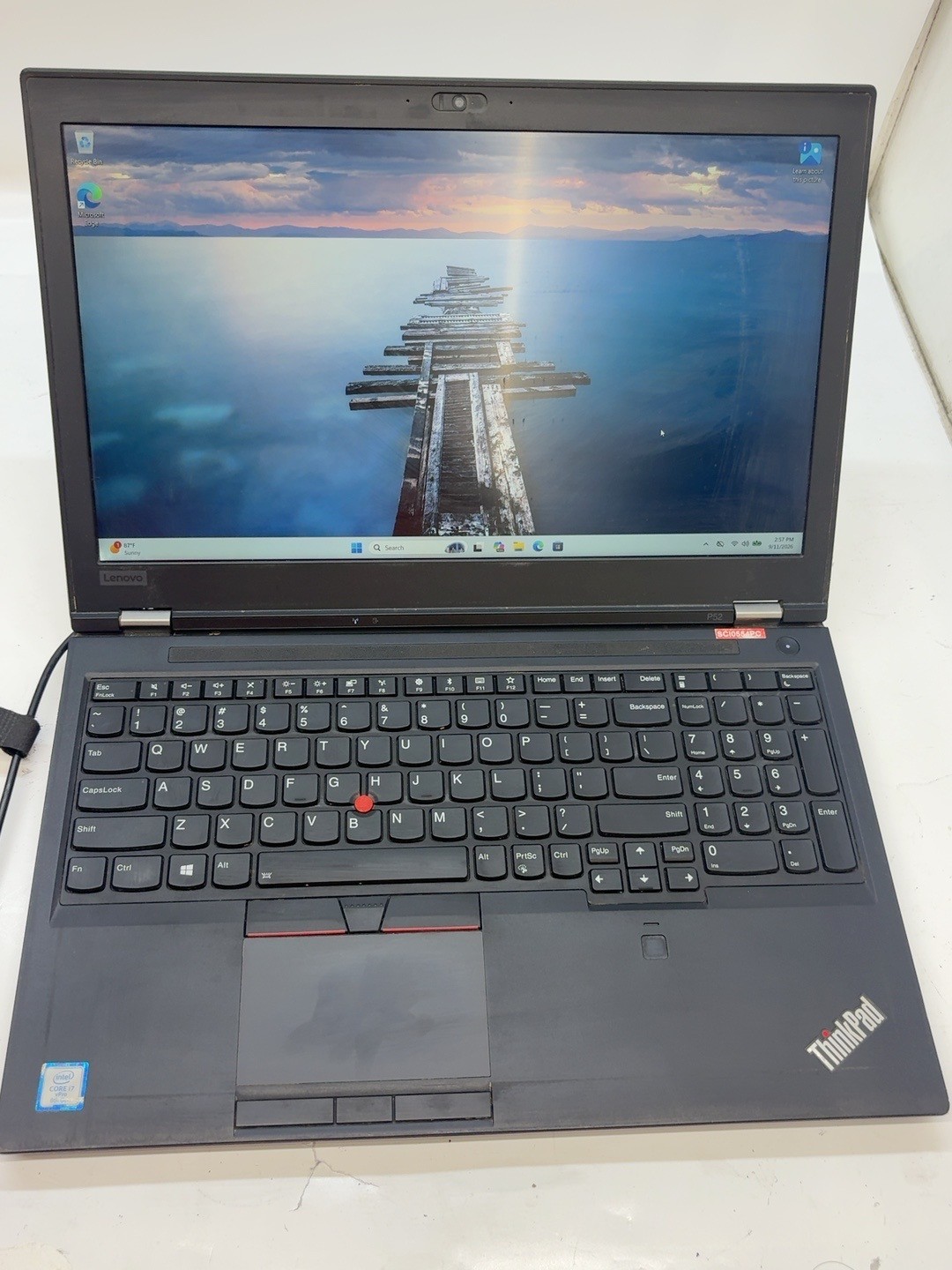 Lenovo ThinkPad P52 15.6" i7-8850H 16GB 256GB NVMe Quadro P2000 Win 11 Pro T8B5