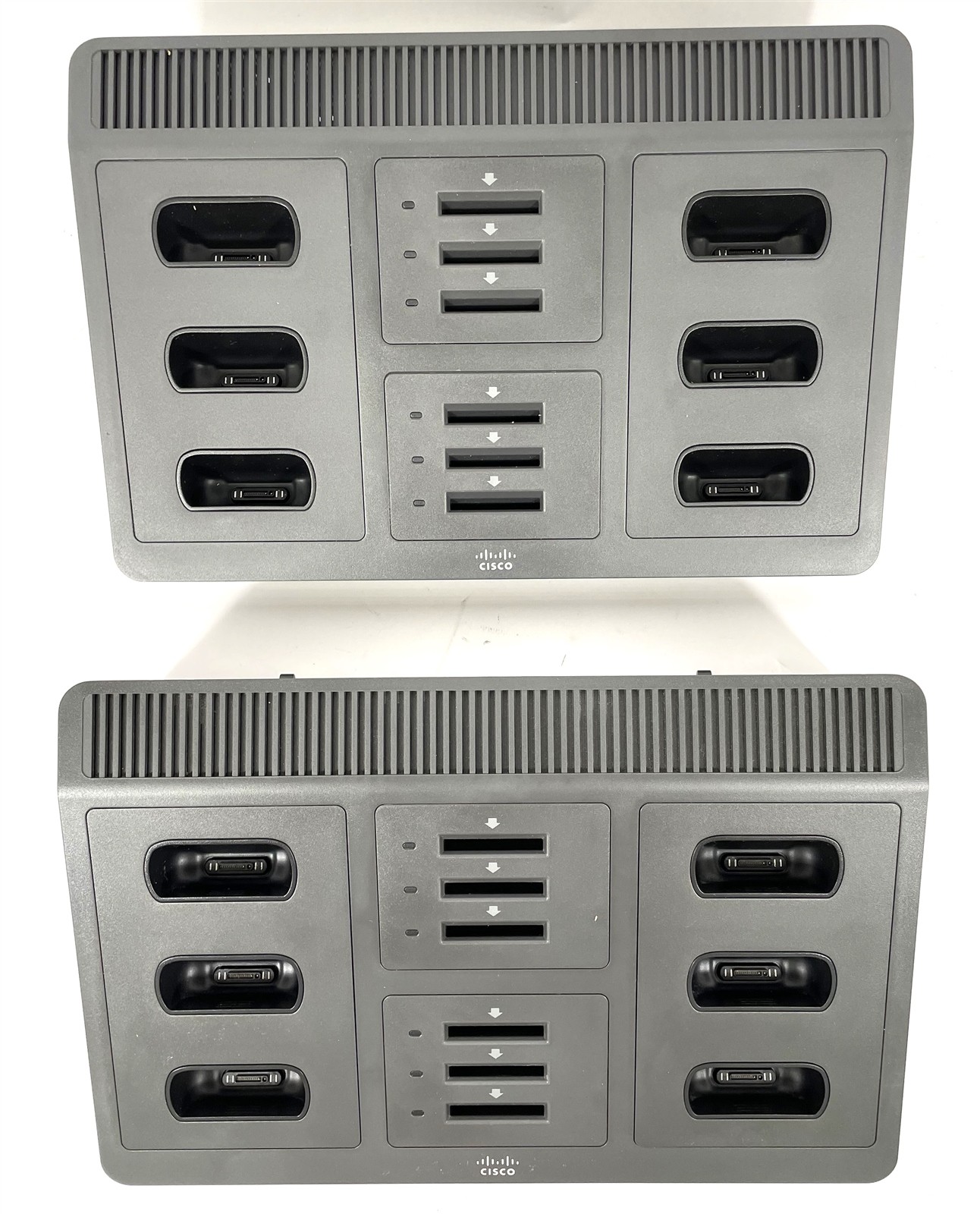 Lot of 2 Cisco CP-MCHGR-8821 12-Slot Multi Charger for 8821 Phones - No AC