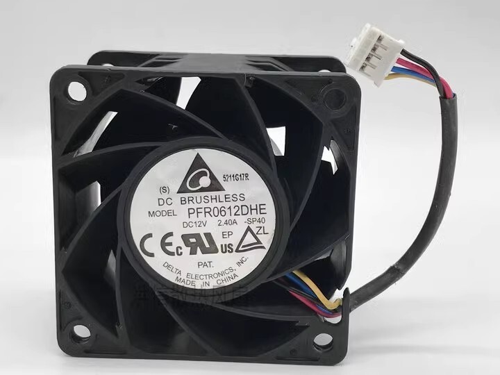 Delta PFR0612DHE DC12V 2.40A 6038 6CM 4-Pin Cooling Fan
