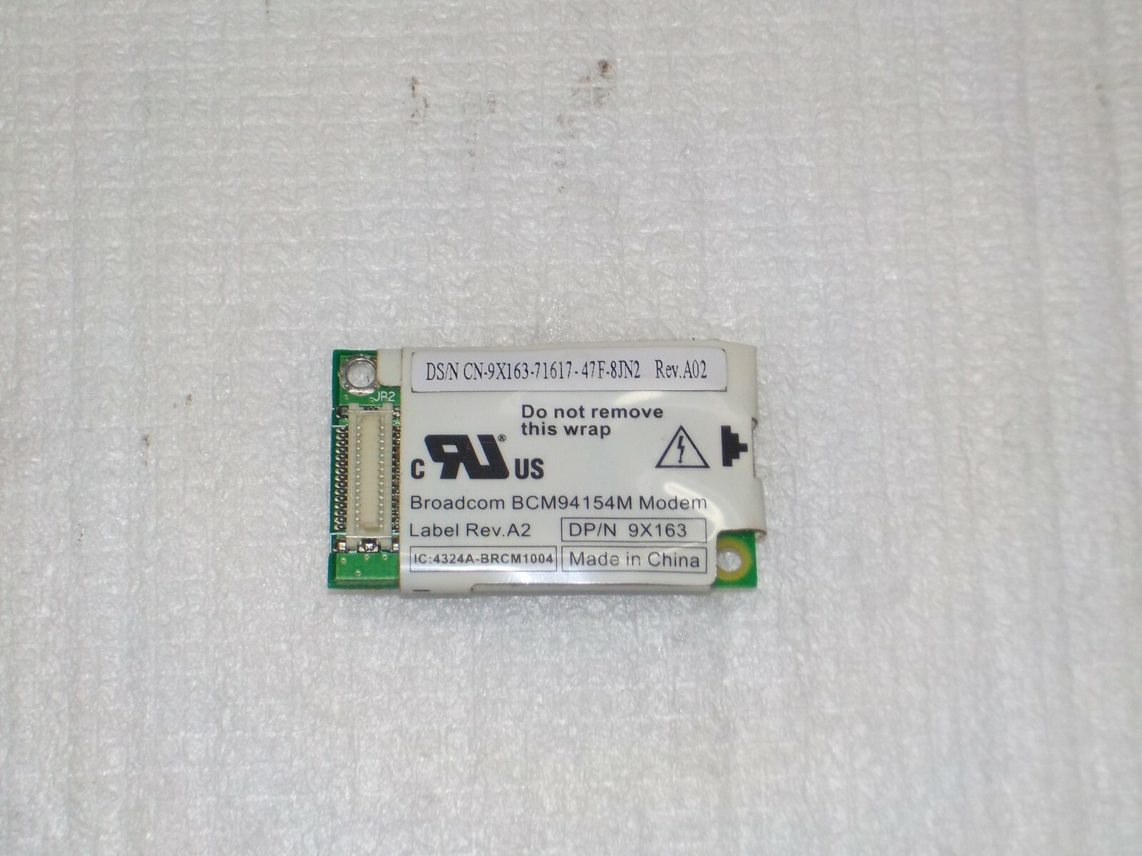  Dell Inspiron 1150 5150 9100 Laptop 56K Modem BCM94154M Broadcom 9X163 HUA 01