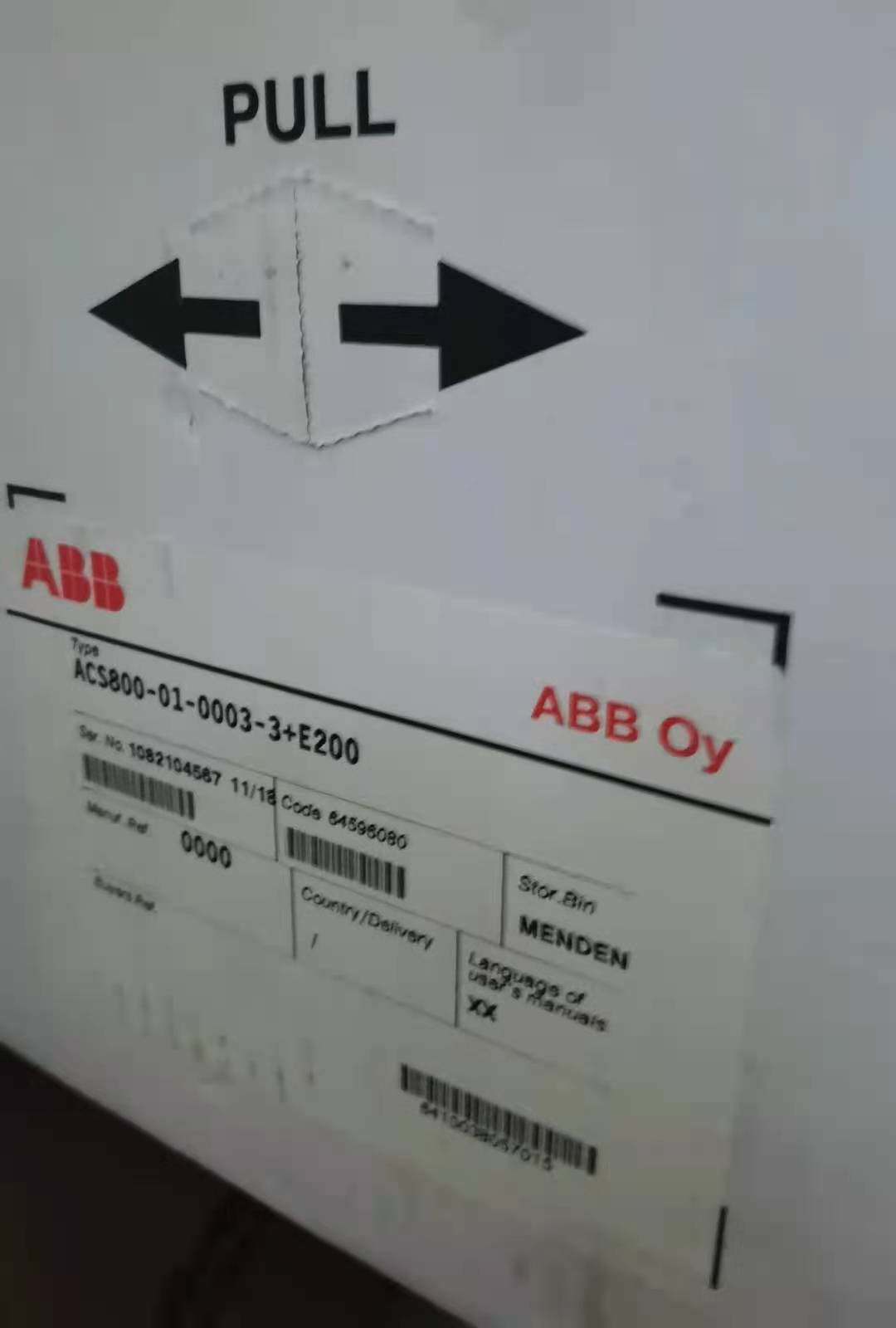 1pc new  ACS800-01-0003-3+E200   Shipping DHL or FedEX
