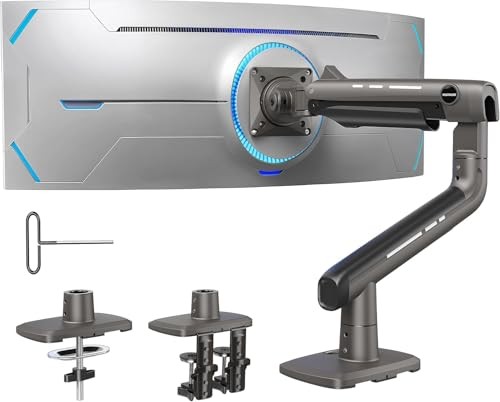  TitanLift Heavy Duty Monitor Arm for Ultrawide Screens up to 49", Non-RGB