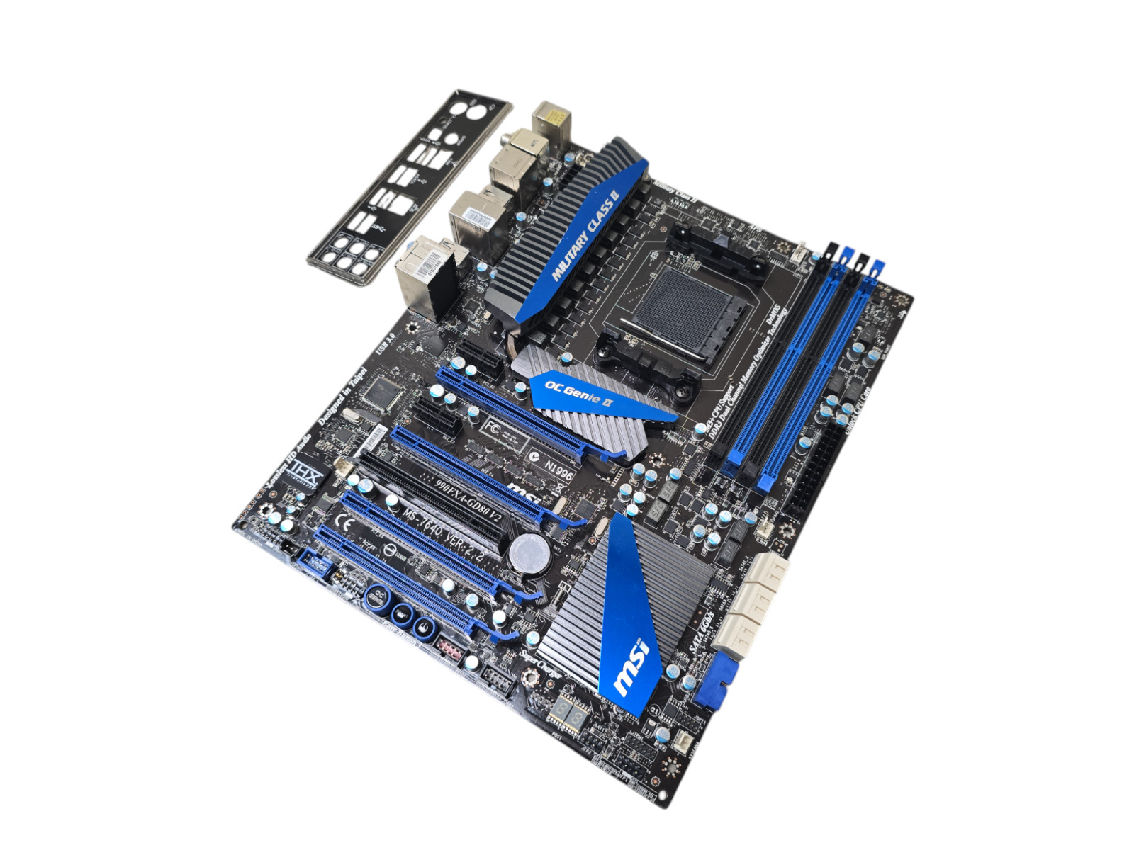MSI 990FXA-GD80 V2 AMD/AMD3+ Motherboard MS-7640 w/ I/O Shield | Tested