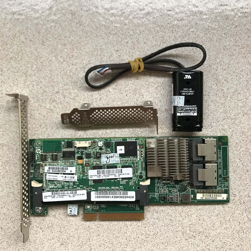 HP 631670-B21 633538-001 G8 Smart Array P420/1GB FBWC 6Gb 2P SAS Controller