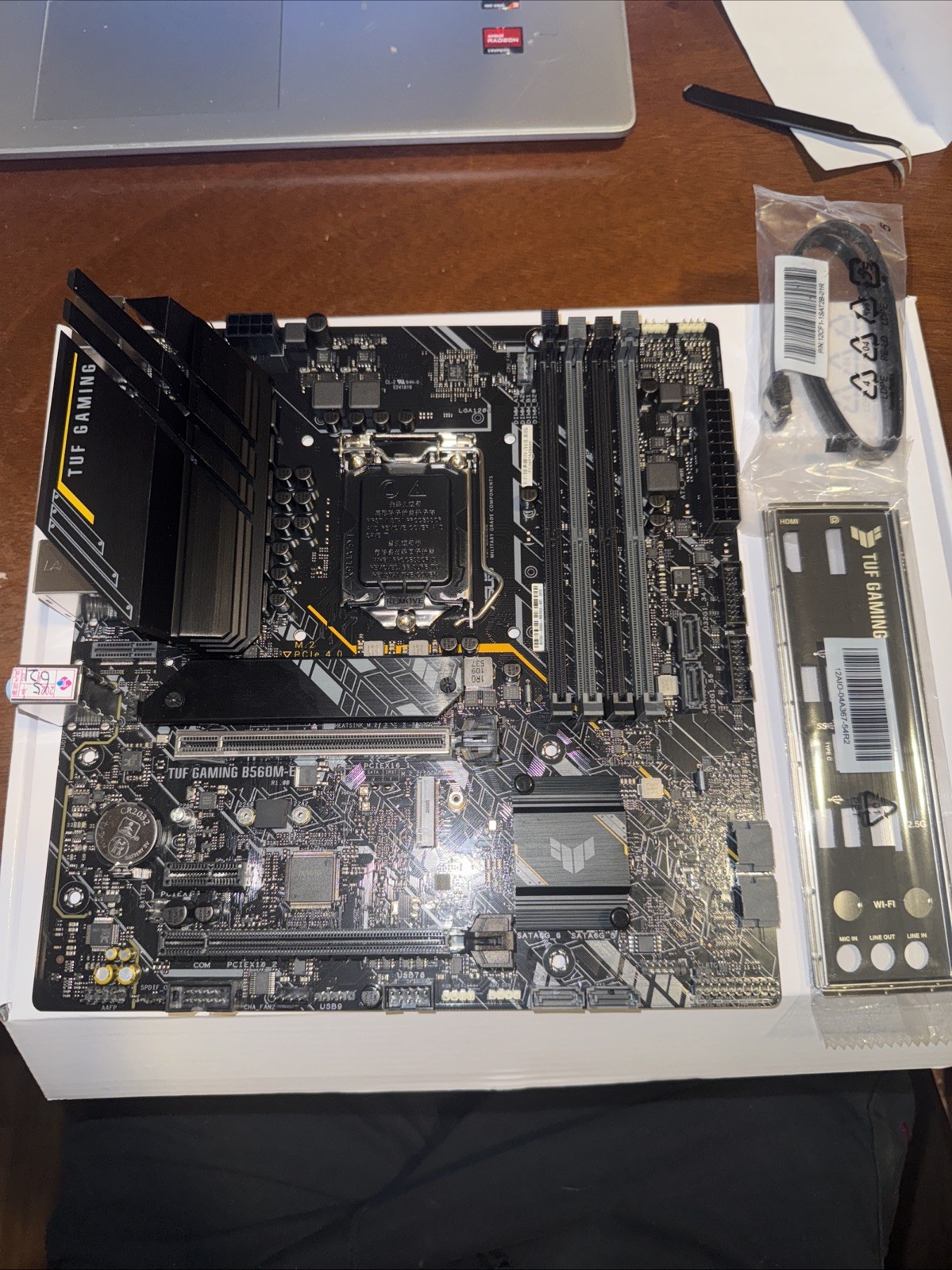ASUS TUF GAMING B560M-E LGA1200 B560 DDR4 mATX Motherboard
