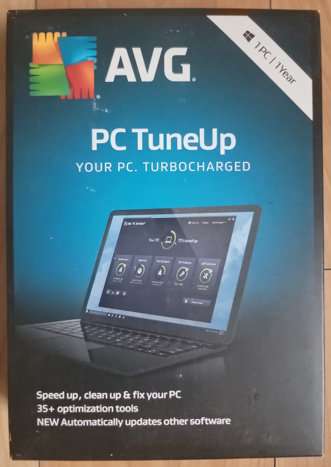 AVG PC TuneUp 1 PC 1 - 2017 FOR WIN 10, XP, 7, 8.1 & Vista - NEW READ