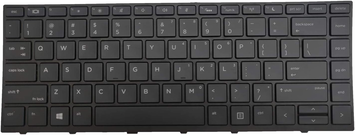 NEW HP Probook 430 640 G5 Laptop Keyboard 929820-001 L21584-001 L01071-001