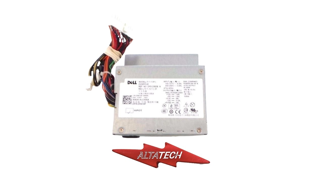 Dell M618F 235W Power Supply D235PD-00 DPS-235DB For Optiplex 380/755-Tested